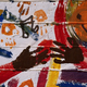 A vague mural.